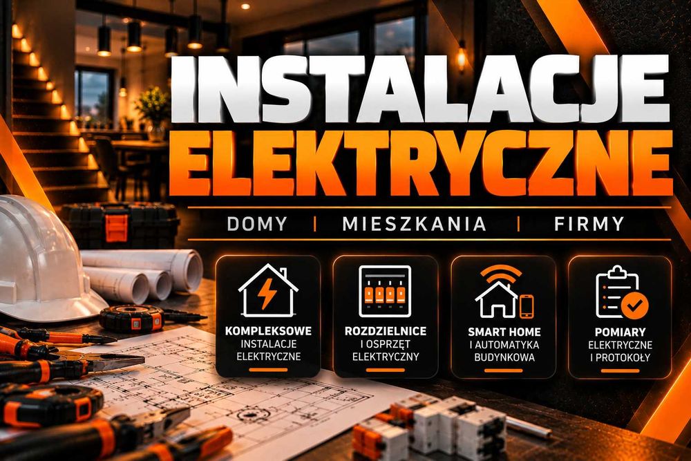 ELEKTRYK | Instalacje Elektryczne | Pomiary | KRÓTKIE TERMINY | Usługi Elektryczne | Limanowa i okolice