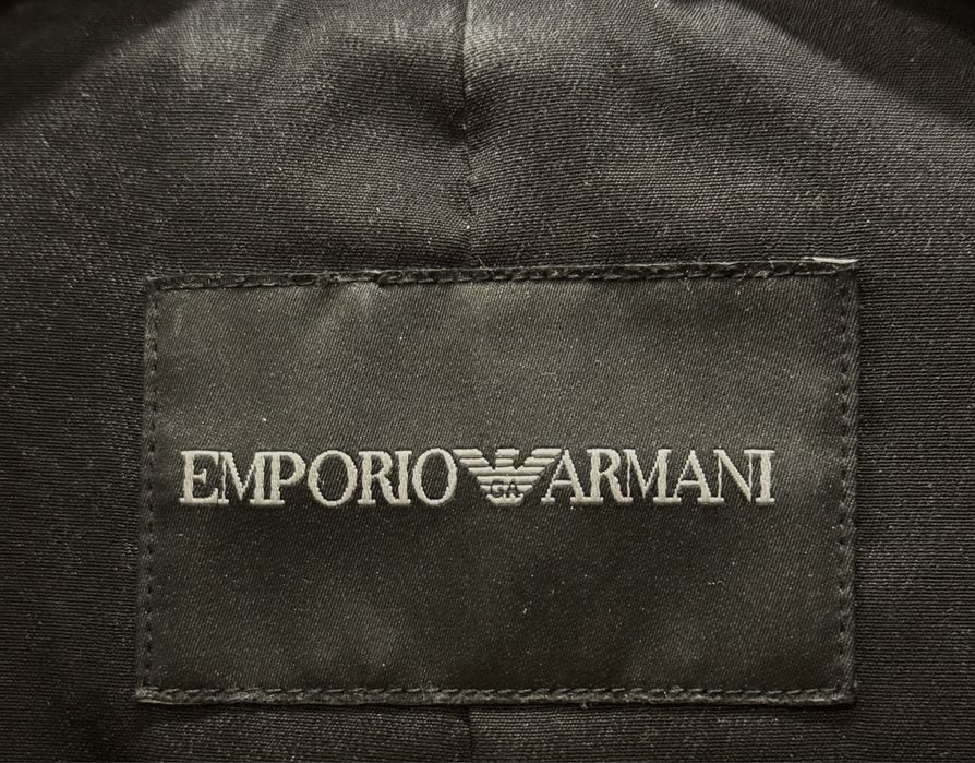Шкіряна куртка Emporio Armani Оригінал