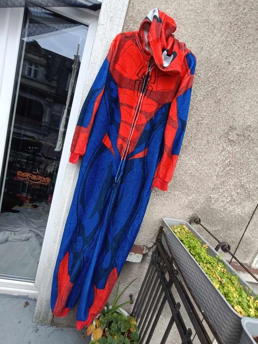 Strój karnawałowy, przebranie halloween, kostium Spiderman S męski