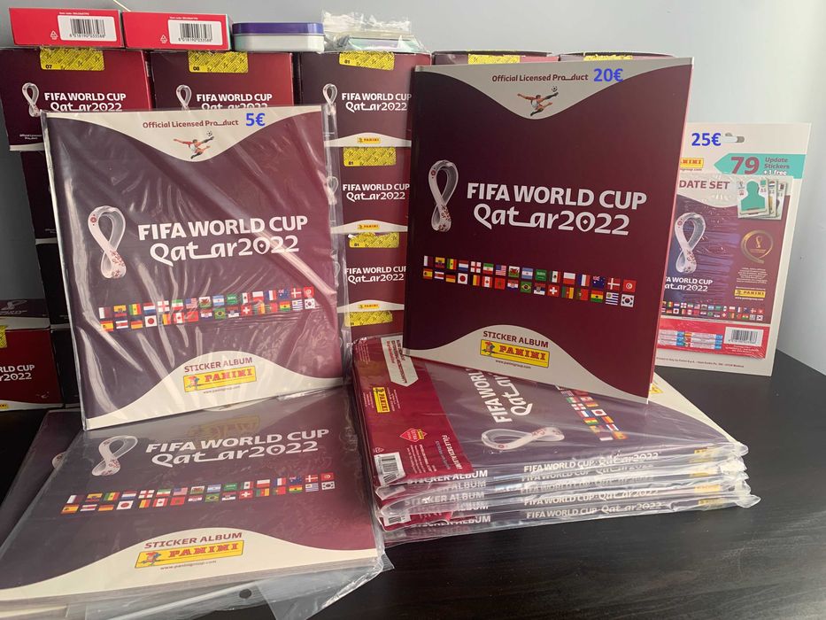 Mundial 2022 (Qatar - Panini) 326 Cromos dif. - Caderneta - Extras