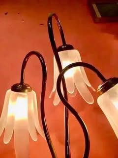 ARTE NOVA - candeeiro de 3 lumes - início do século XX