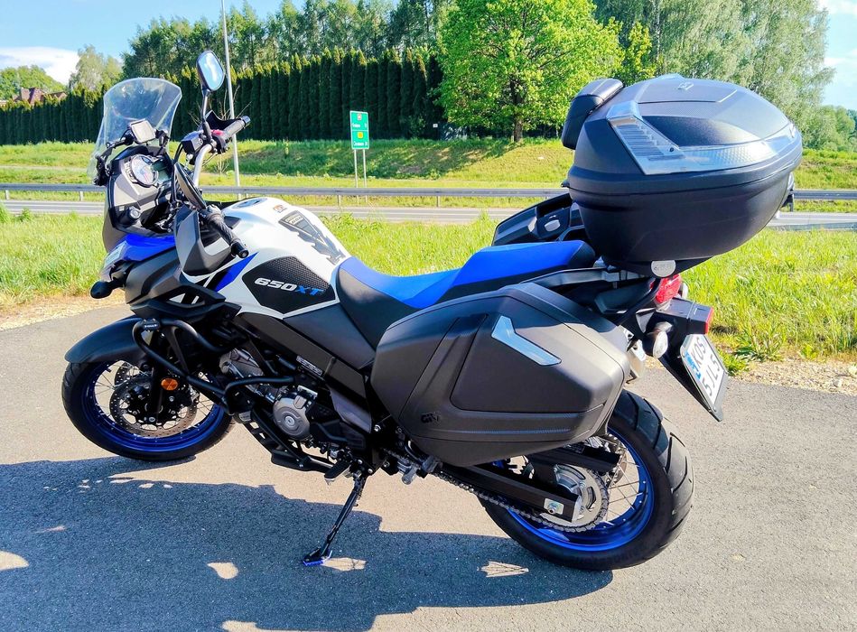 Suzuki V-STROM 650 salon PL, super stan, akcesoria