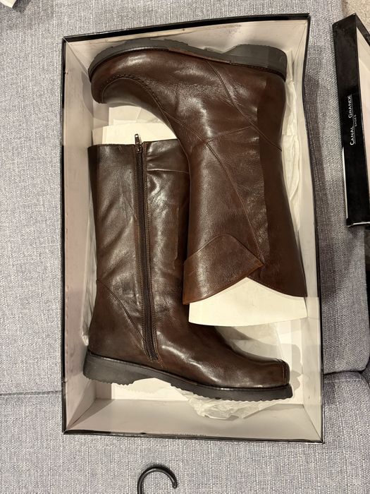 Okazja! Sliczne kozaki z miekkiej skóry