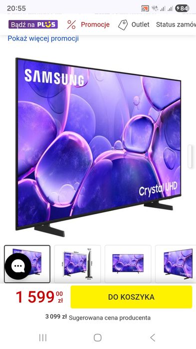 TV SAMSUNG UE55U8092