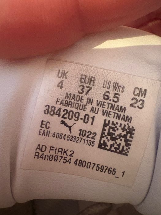 Puma białe oryginalne