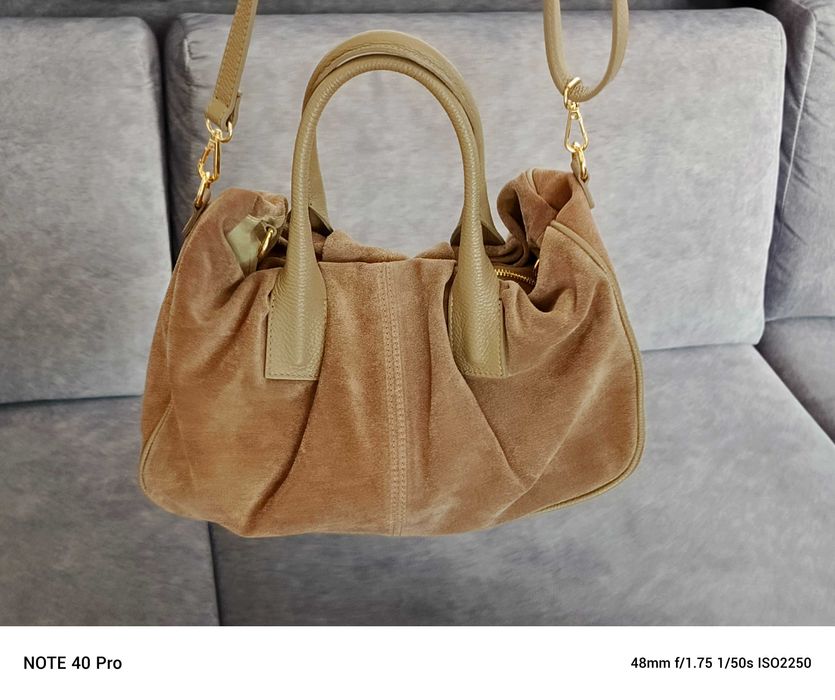 Skórzana torebka damska