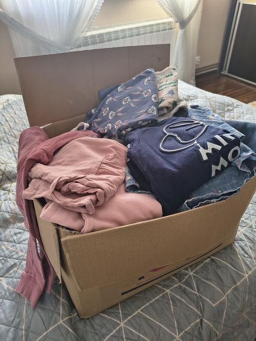 Ubranka dla dziewczynki 104-110 mega paka