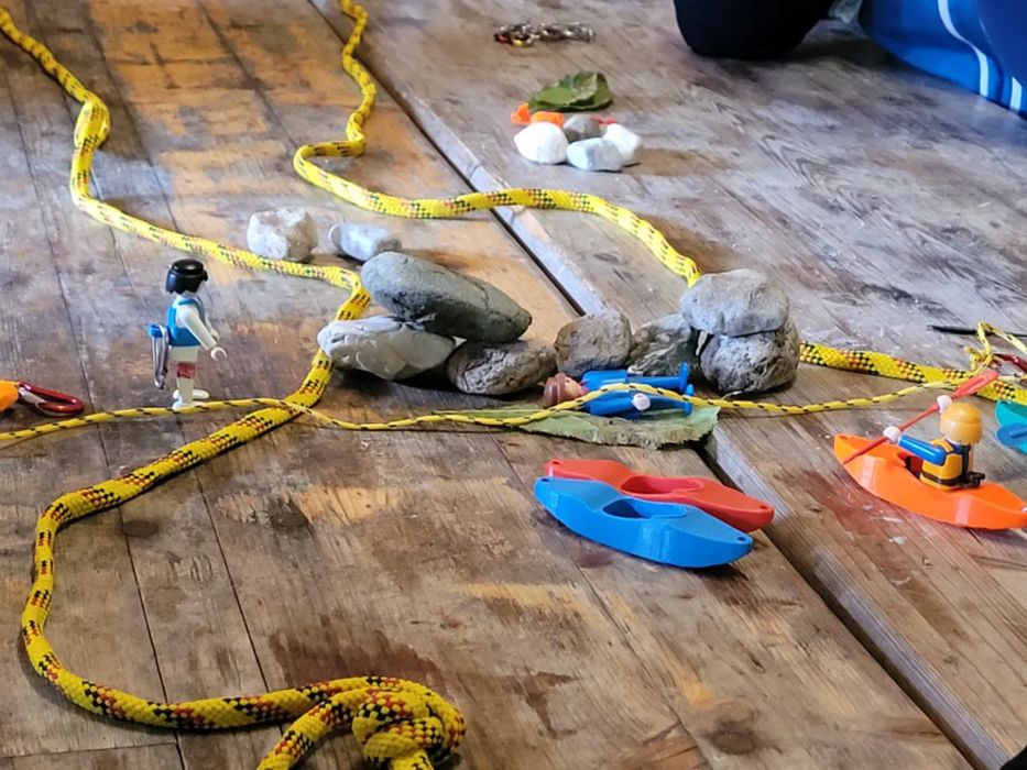 Conjunto de Segurança para Caiaque Rafting Playmobil