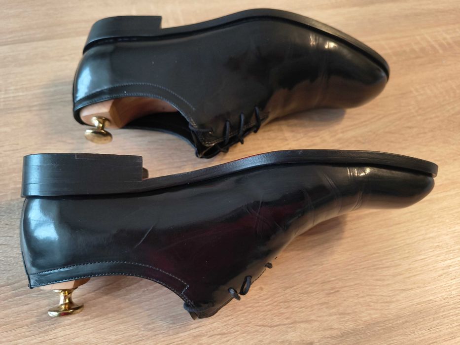 Pantofle wizytowe Santoni czarne 41