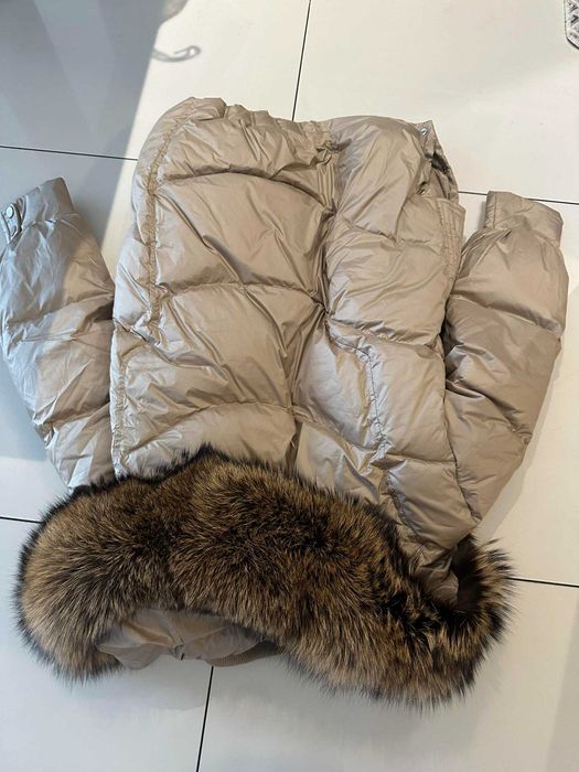 Puchowa kurtka new beż i Czarna