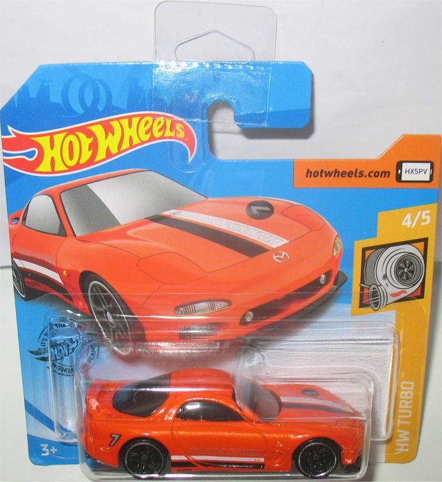 Hot Wheels - 95 Mazda RX-7 (laranja - 2020)