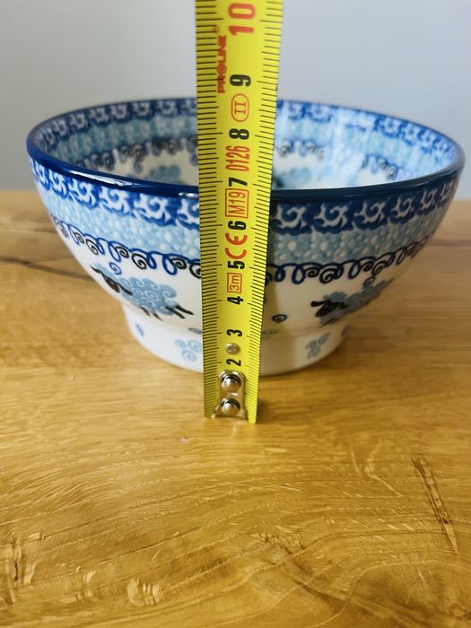 Ceramika bolesławiec miseczka baranek