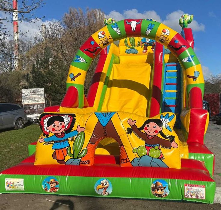 Dmuchana zjeżdzalnia Dmuchany Plac zabaw Dmuchany tor przeszkód  Dmuchańce eventy
