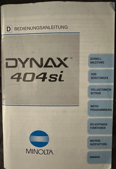 Фотоапарат MINOLTA