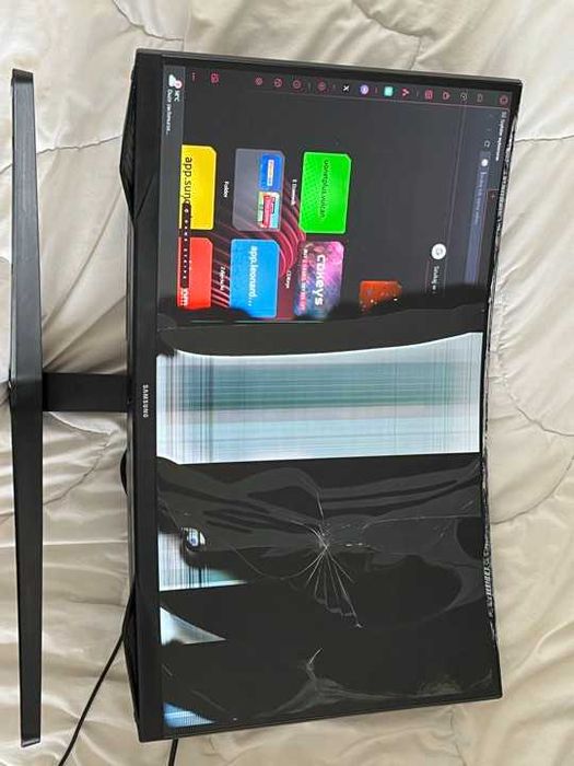 Monitor Uszkodzony Samsung.