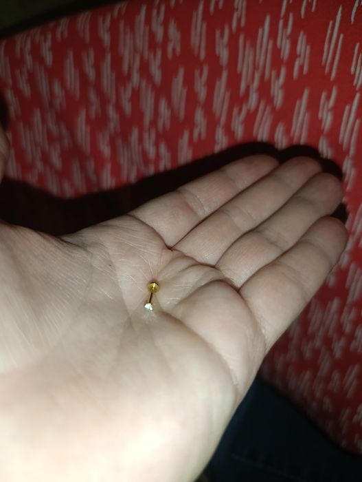 Лабрет титан 8 мм