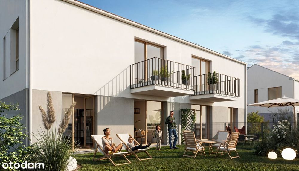 3-pok. mieszk. z ogrodem i balkonem | piętro | 47,82 m² | Nowe Pniewy
