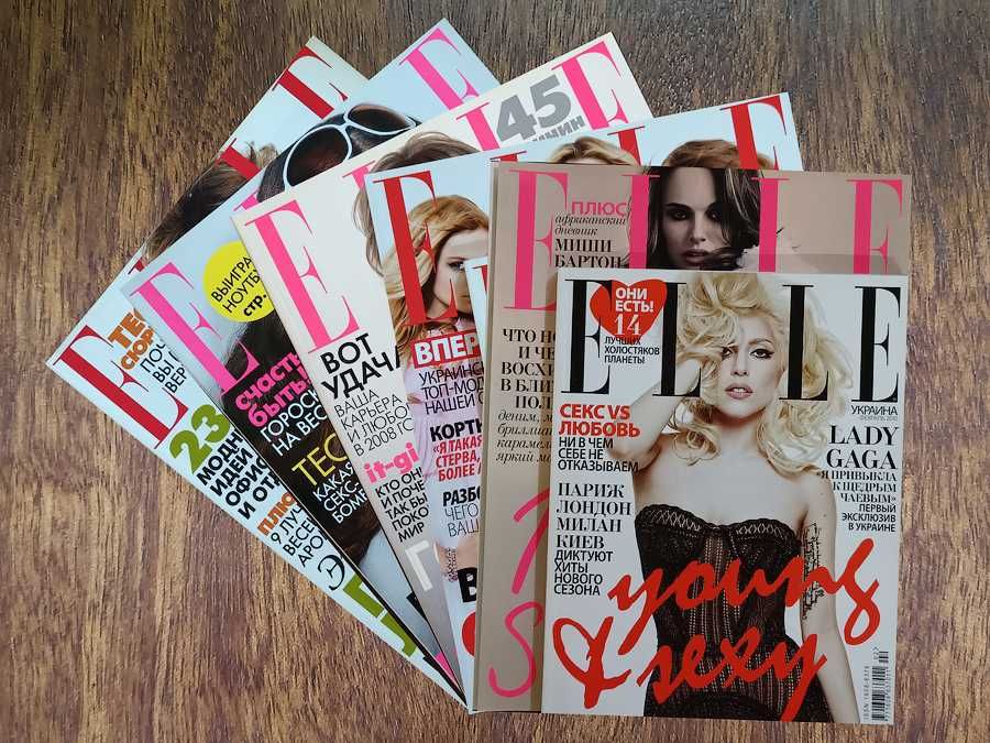 3冊　ELLE Collections Журнали 