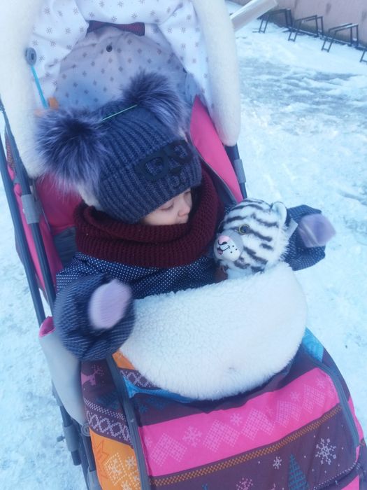 Санки-коляска Ніка дітям