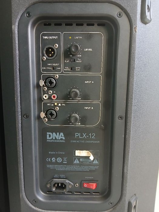 DNA Professional PLX-12 kolumny aktywne 1500W komplet