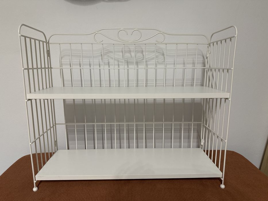 Konsola,Pòłka,biblioteczka biala