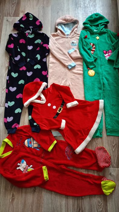 По 80грн!Плюшевый ромпер слип, Новогоднее платье 110-116, ромпер елочк