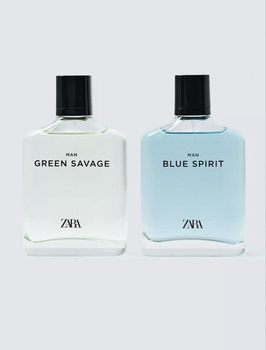 Чоловічі духи ZARA MAN Green Savage / Blue Spirit