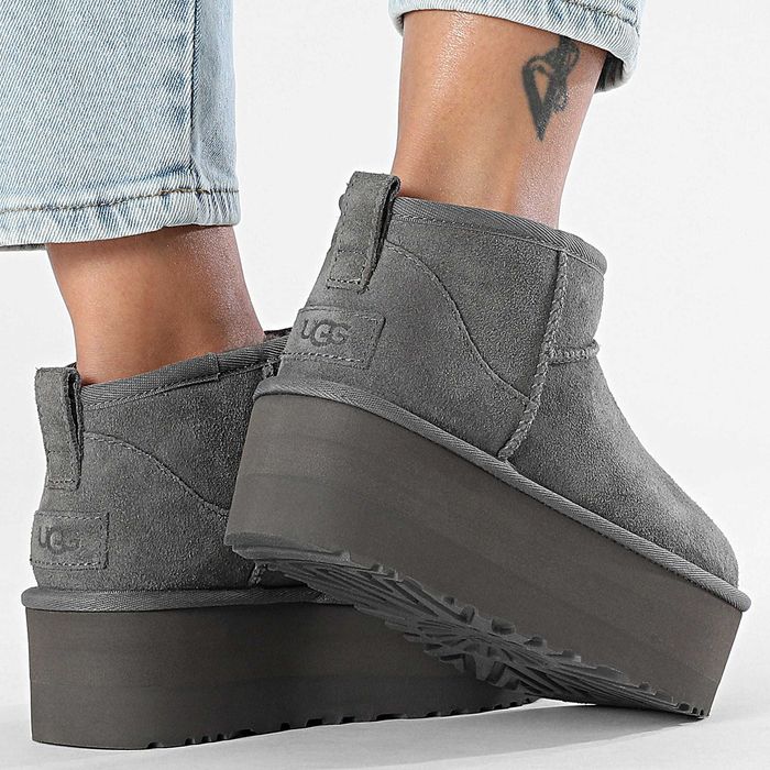 ОРИГІНАЛ UGG Classic Ultra Mini Platform 1135092-CHRC ботинки угги УГГ