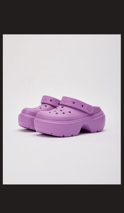 CROCS/Сабо/клоги/КРОКСИ (unisex Stomp Clog 39-40) Бузкові