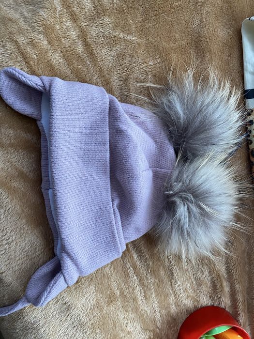 Шапка зимова дівчинка 1-2 роки