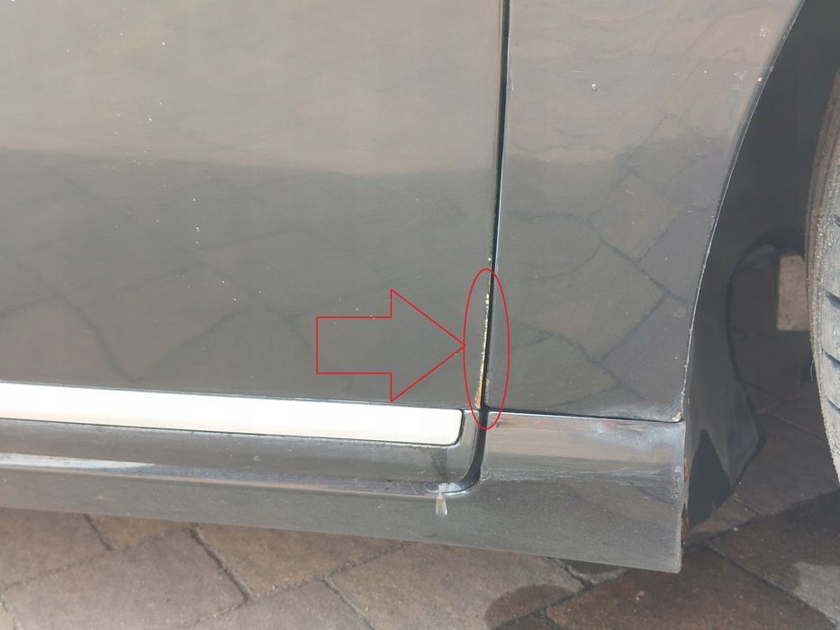vw passat b7 drzwi prawy przód prawe przednie lc9x