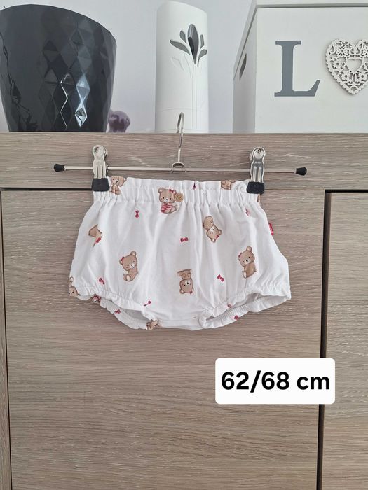 Bloomersy w misie 62 68 cm
