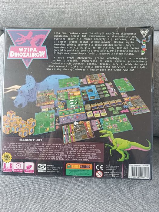 Wyspa dinozaurów gra planszowa