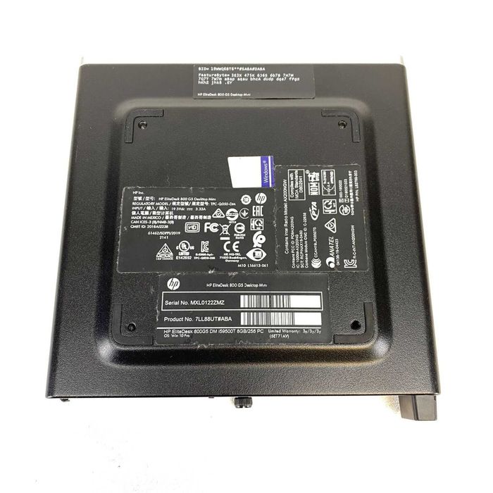 Міні ПК nettop HP EliteDesk 800 G5 i5-9500t/16Gb DDR4/512Gb SSD/БЖ