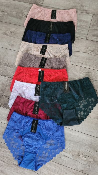 Dorimodes 3 pary majtek koronkowych 2XL