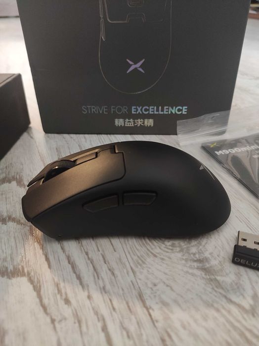 Delux M900 Mini Pro НОВА Ігрова бездротова миша Сенсор PAW3395