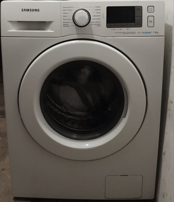 Pralka Samsung Ecobubble uszkodzone łożysko bębna