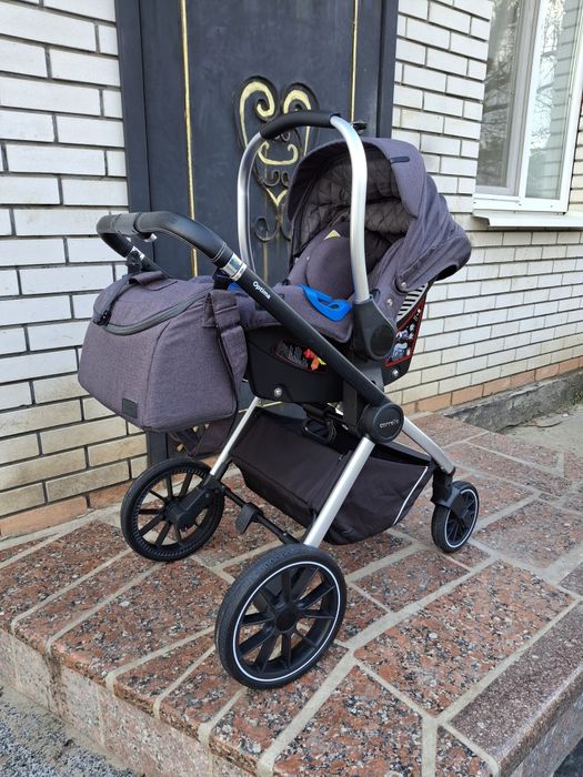 Коляска універсальна 3 в 1 CARRELLO Ultimo (2023) сіра