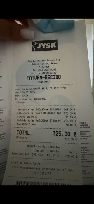 Cama com garantia