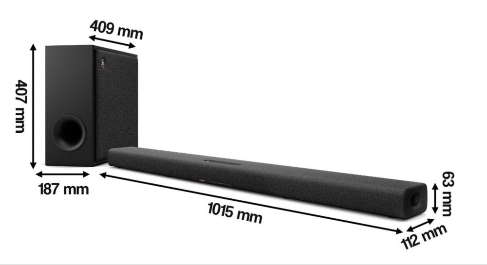 soundbar Yamaha True X Bar 50A (model SR-X50A)