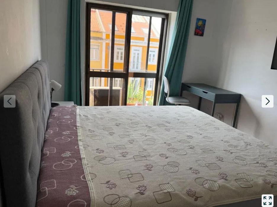 Quarto Moderno e Luminoso em Lisboa | AC • Smart TV • Excelente Localização