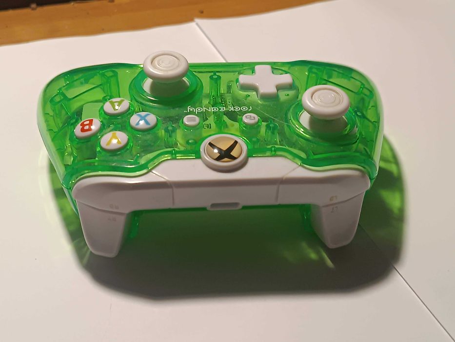 Przewodowy Pad Xbox One Rock Candy Wired Green Controller