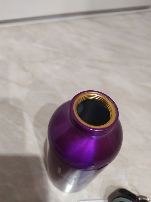 Алюмінієва пляшка з карабіном та термосумкою бутылка для воды, 400 ml.