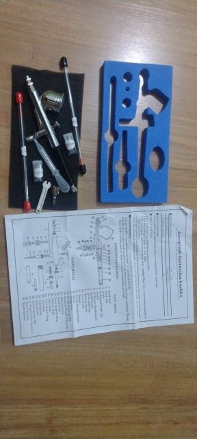 Професійний Аерограф металевий аэрограф комплект авто покраска арт