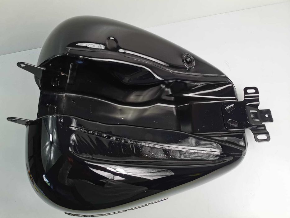 HARLEY DAVIDSON  Electra Glide Touring Oryginalny Zbiornik Paliwa Bak  Emblematy Czarny Połysk