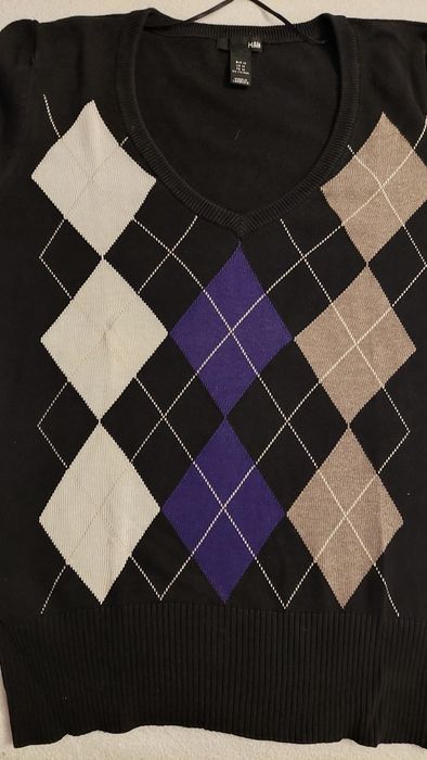 Sweter romby rękaw 3/4 H&M r. M