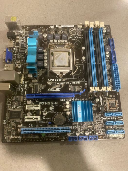 Motherboard ASUS P7H55-M + Processador