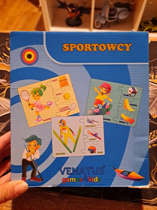 Puzzle sportowcy układanka edukacyjna