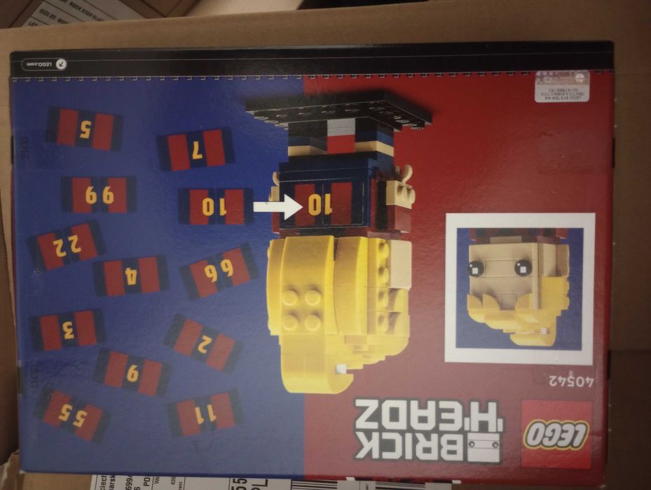 LEGO 40542 BrickHeadz - Portret z klocków - FC Barcelona