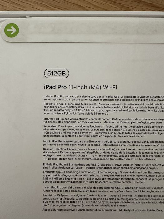 iPad Pro 11 512GB M4